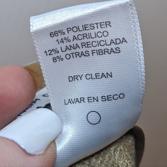 NWT French Connection Lurex Luxe Pants Camel Color Size 12 ✨ - Picture 6 of 14